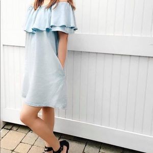 Zara Off the shoulder dress